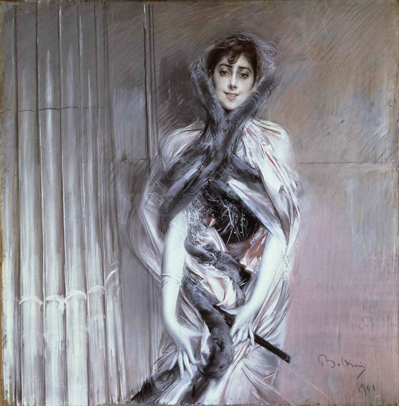Emiliana Concha de Ossan muotokuva - Giovanni Boldini