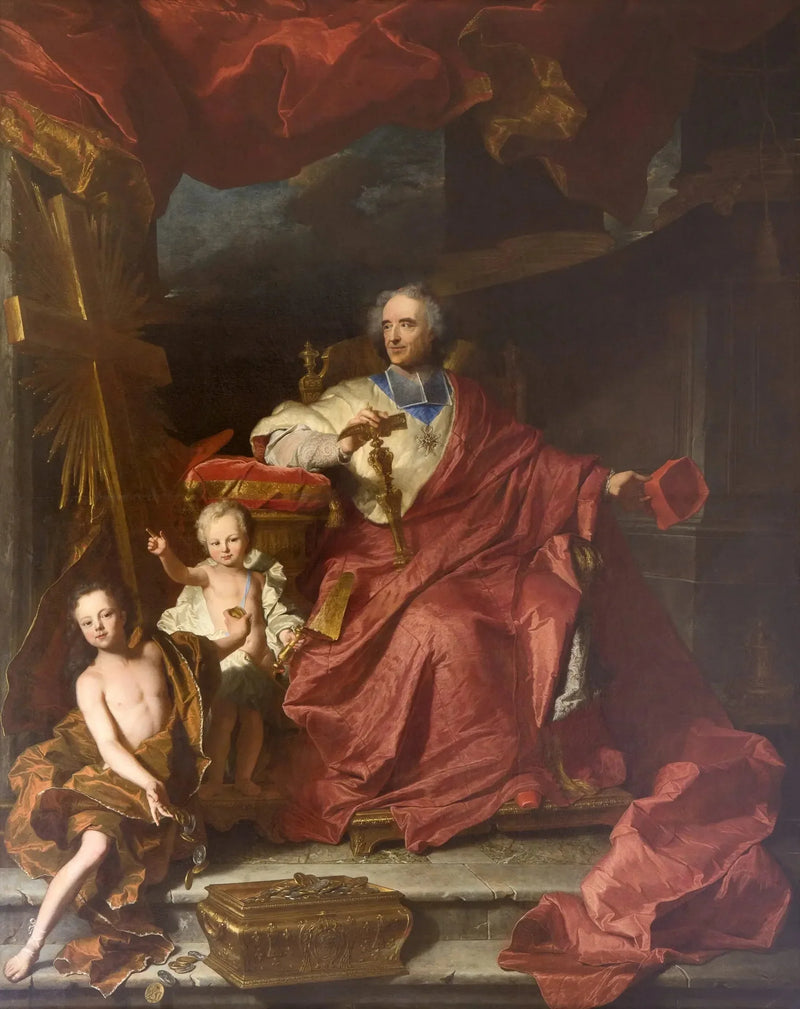 Emmanuel Théodose de la Tour d'Auvergne - Hyacinthe Rigaudin muotokuva