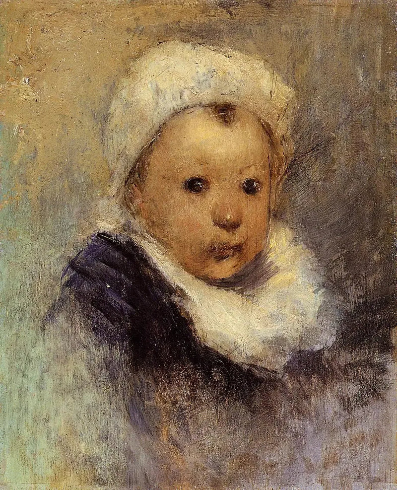 Lapsen muotokuva, ehkä Aline Gauguin - Paul Gauguin