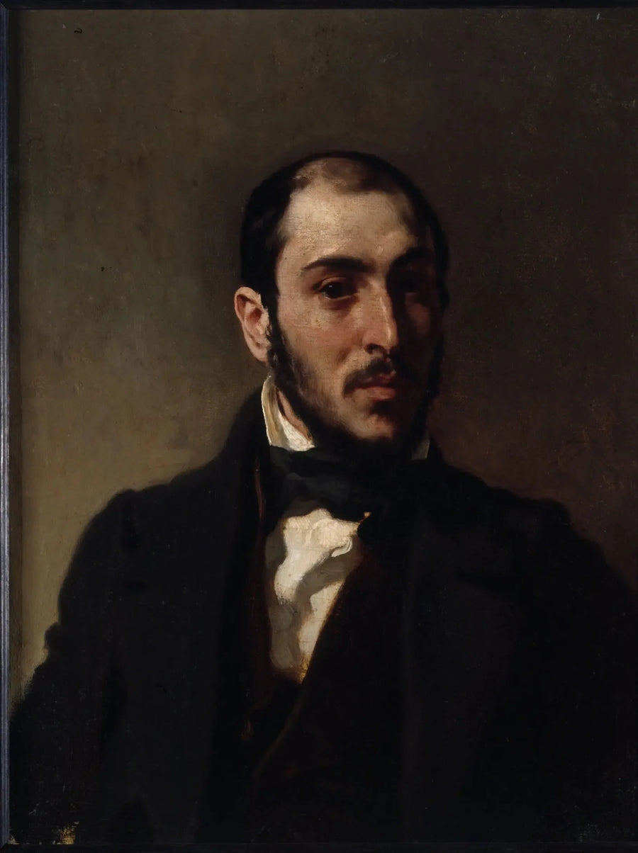 Eugène Lavalin muotokuva (1818-1896), arkkitehti - Eugène Delacroix