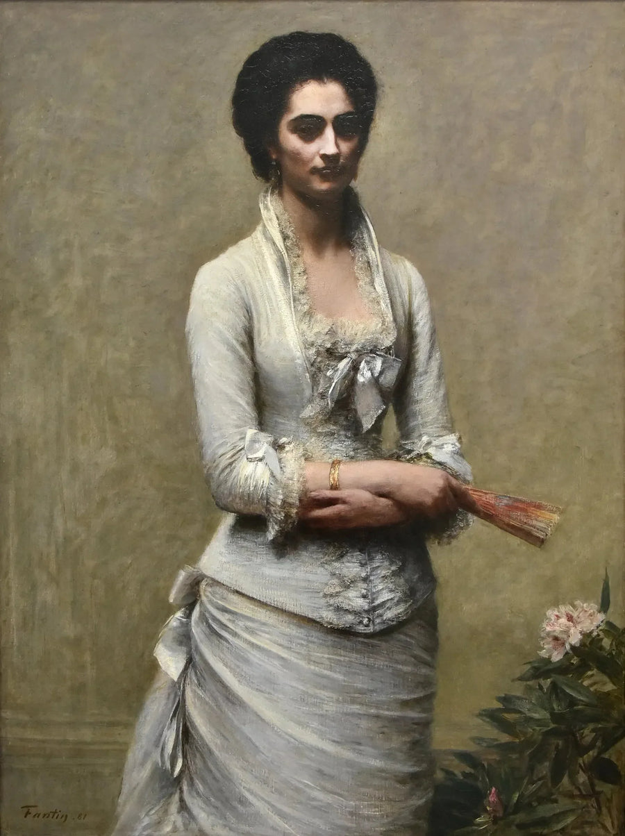 Eva Callimachi-Catargin muotokuva - Henri Fantin-Latour