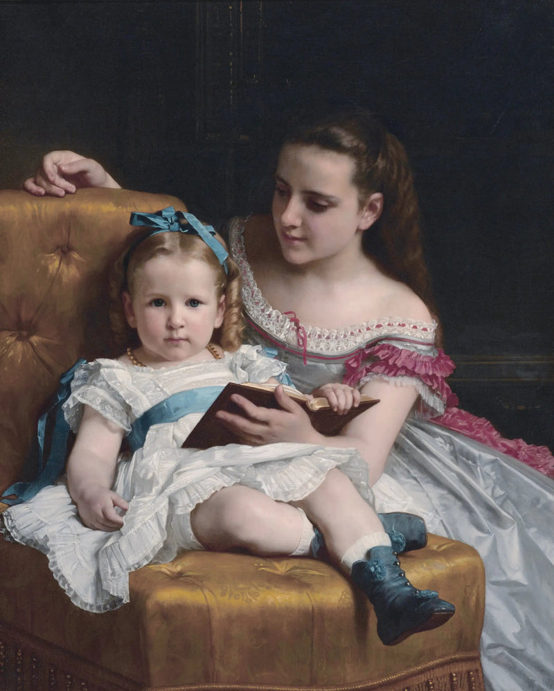 Eva ja Frances Johnstonin muotokuva - Bouguereau