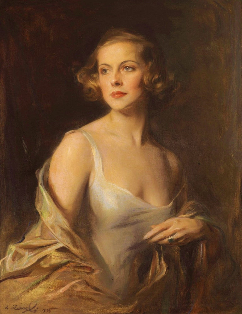 Hélène Charlotte de Berquely-Richardsin (1908-2004) muotokuva - Philip de Laszlo