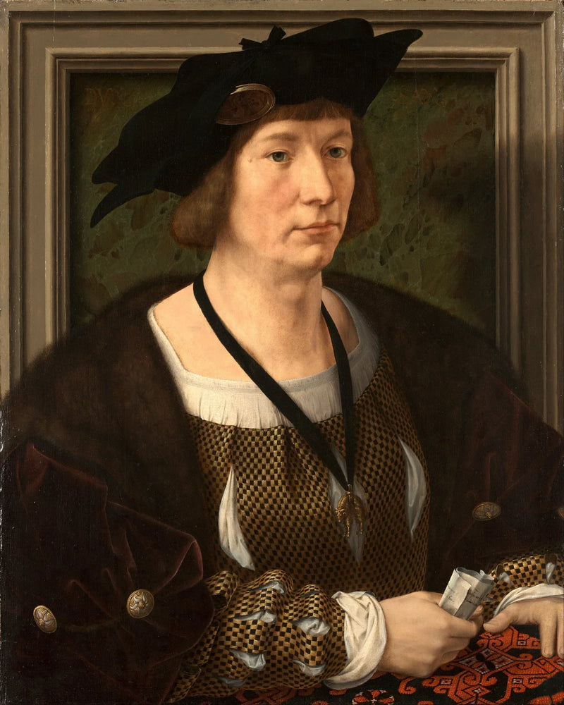 Hendrik III:n, Nassau-Breda'n kreivin, muotokuva - Jan Gossaert