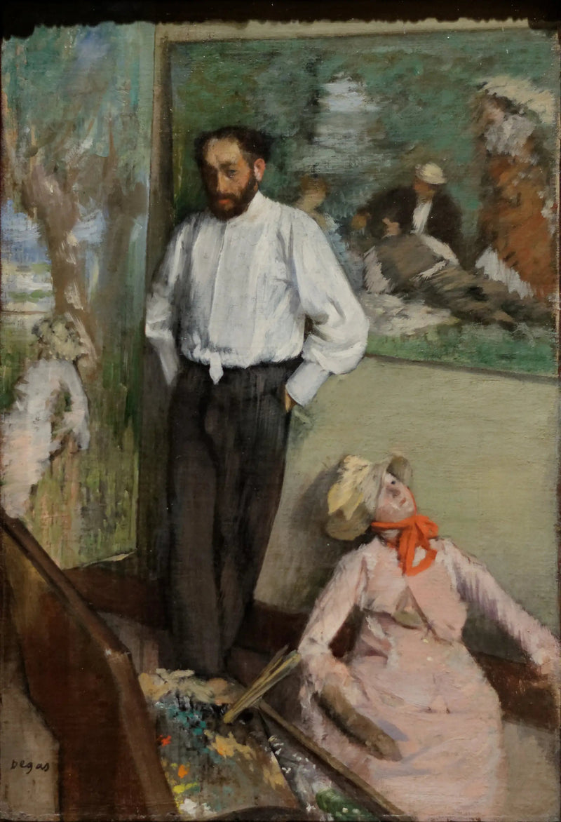Henri Michel-Lévy - Edgar Degas'n muotokuva