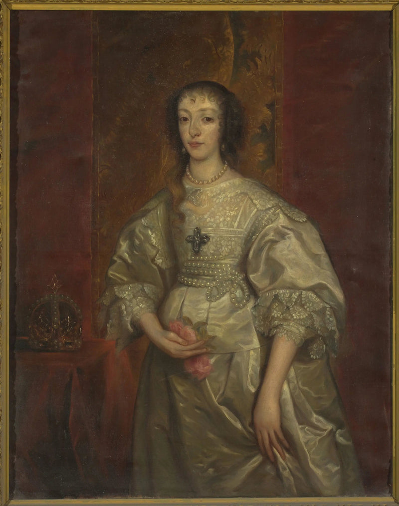 Henriette Marie (1609-1699), Englannin kuningatar - Antoine van Dyck
