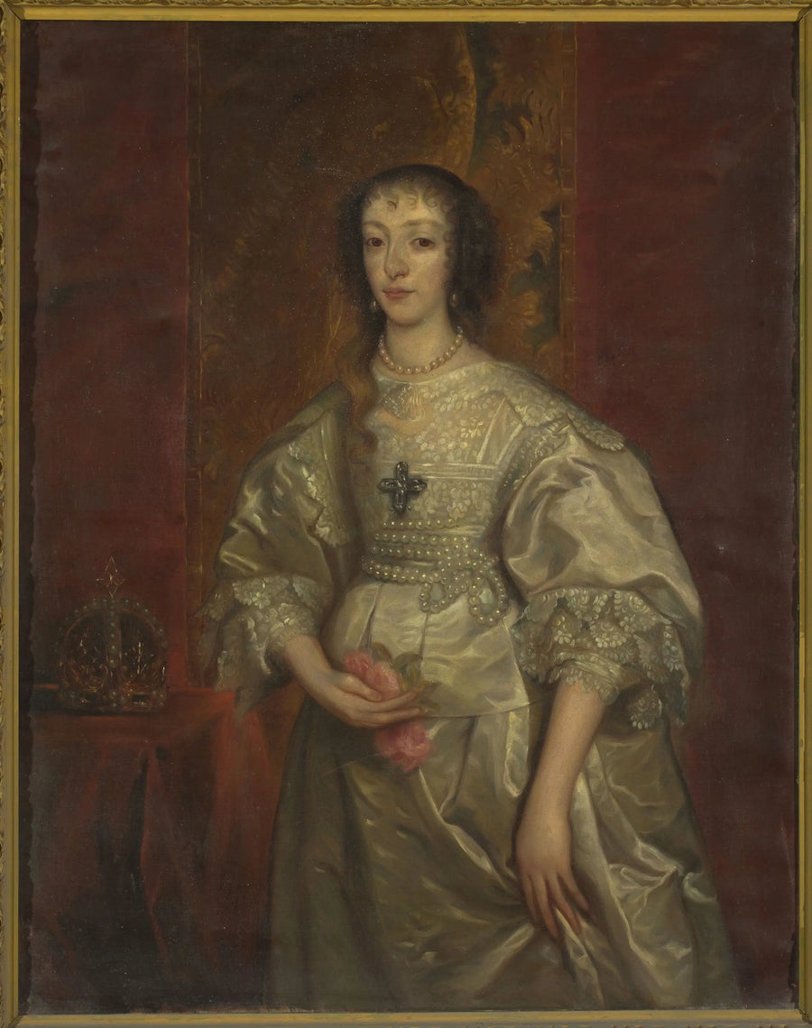 Henriette Marie (1609-1699), Englannin kuningatar - Antoine van Dyck