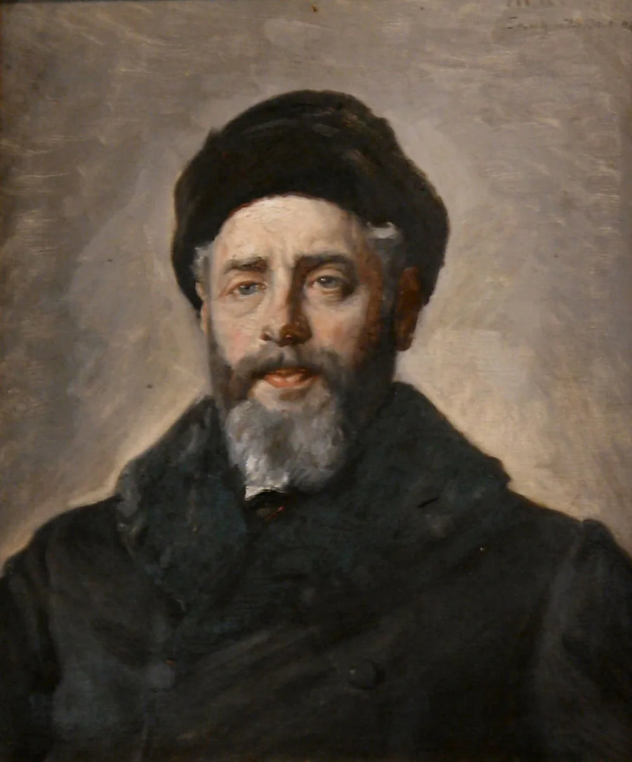 Henrik Pontopidanin muotokuva - Michael Peter Ancher