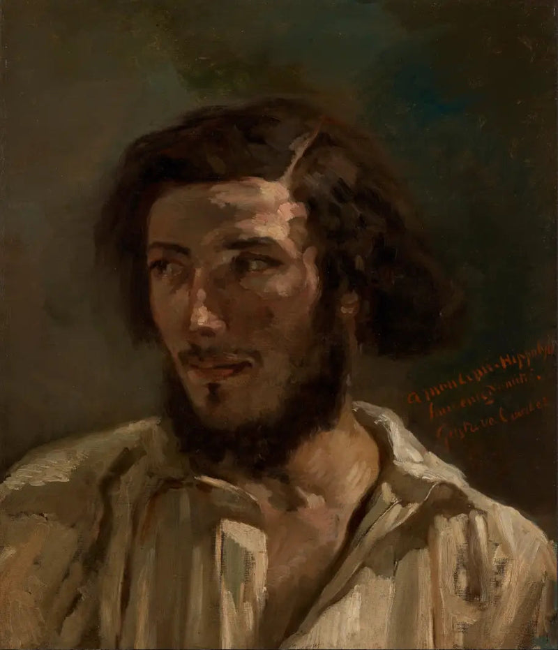 Hippolyten muotokuva (Pradelles?) - Gustave Courbet