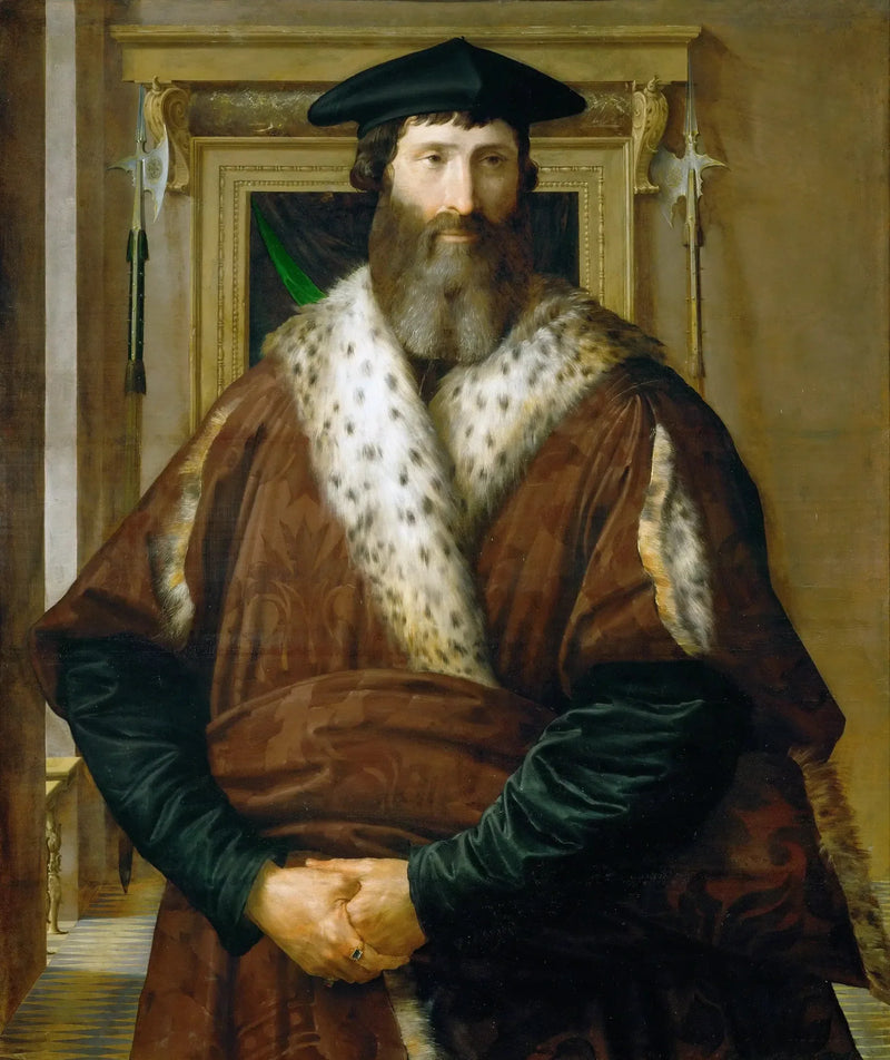 Miehen muotokuva (Condottiere Malatesta Baglioni?) - Parmigianino