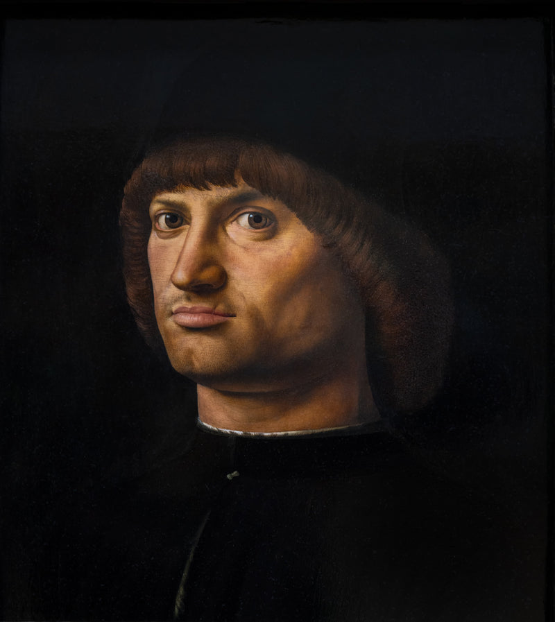 Miehen muotokuva, jota kutsutaan condottiereksi - Antonello de Messina