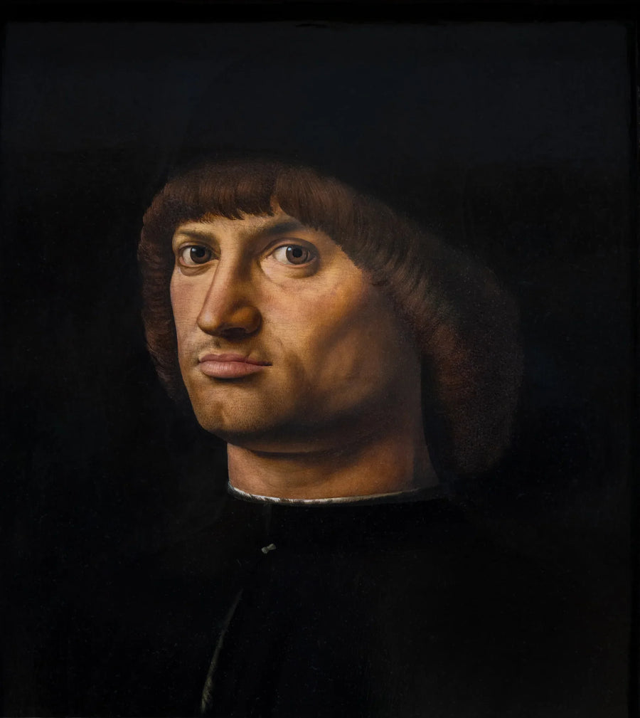Miehen muotokuva, jota kutsutaan condottiereksi - Antonello de Messina