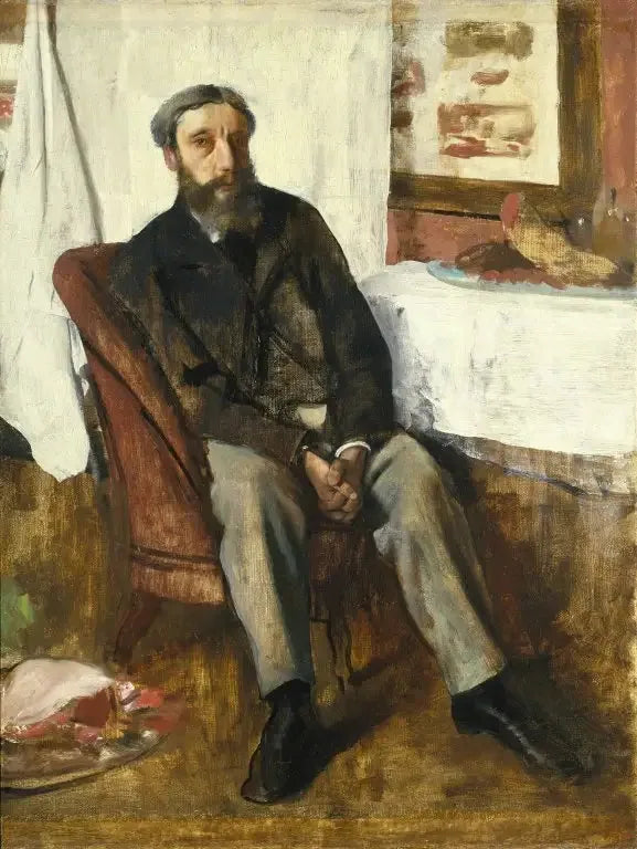 Miehen muotokuva - Edgar Degas
