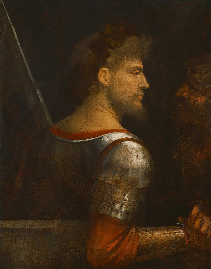 Miehen muotokuva aseessa - Giorgione