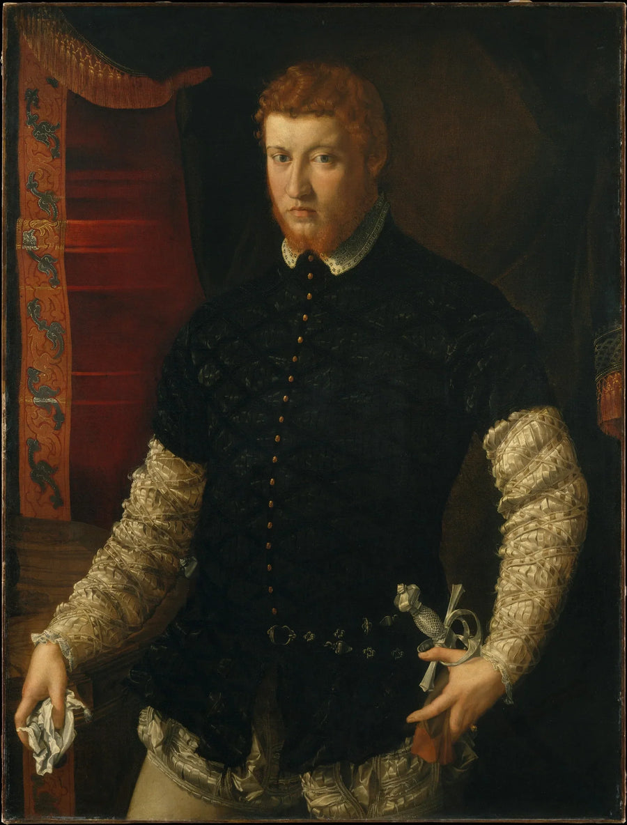 Miehen muotokuva - Francesco Salviati