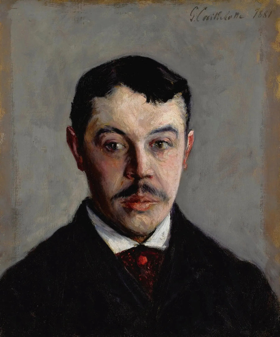 Miehen muotokuva - Gustave Caillebotte
