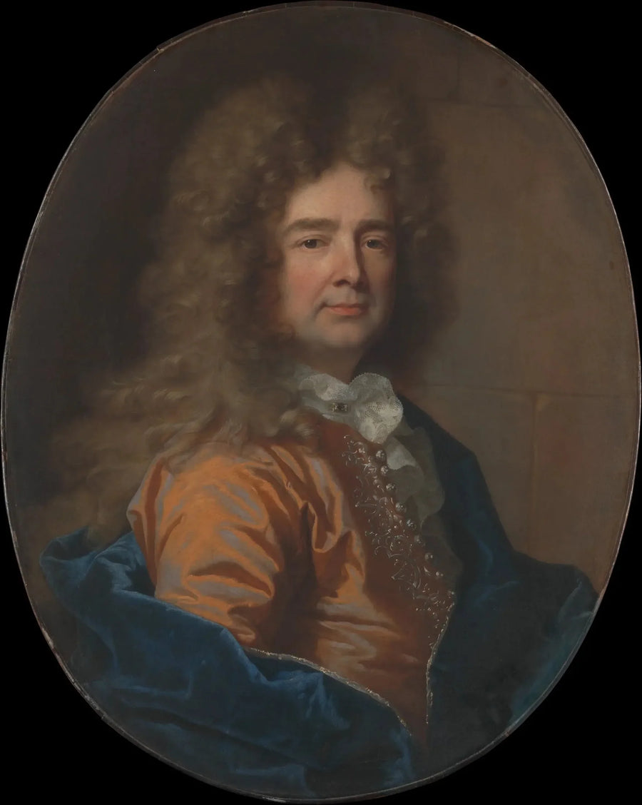 Miehen muotokuva - Hyacinthe Rigaud