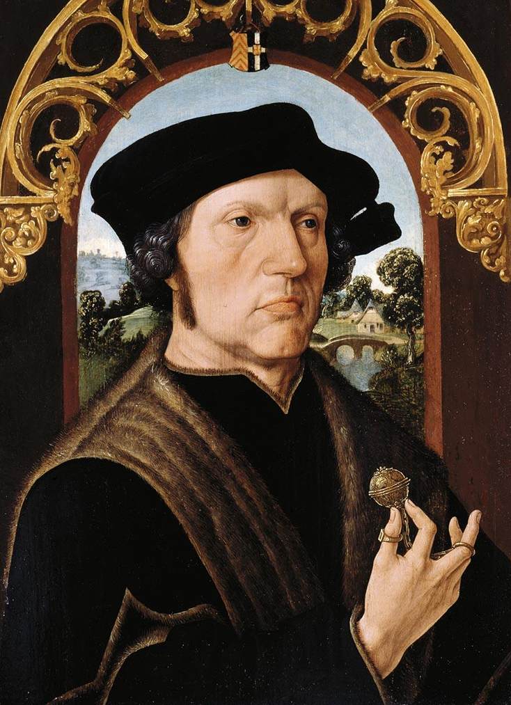 Miehen muotokuva - Jacob Cornelisz van Oostsanen