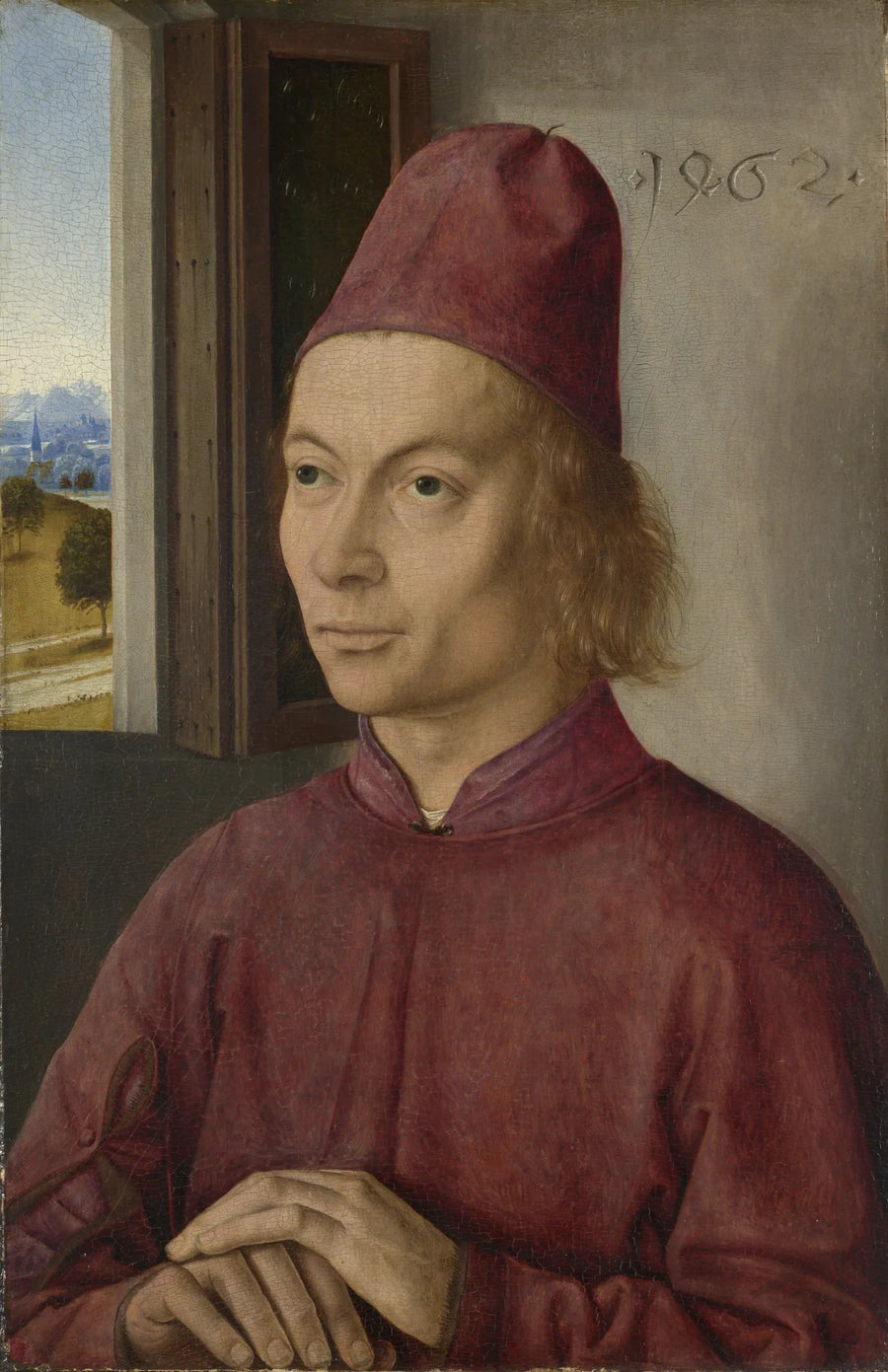 Miehen muotokuva (Jan van Winckele ?) - Dirk Bouts