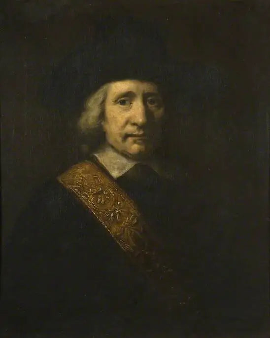Miehen muotokuva (Lippuvartija, Floris Soop, 1604–1657) - Rembrandt