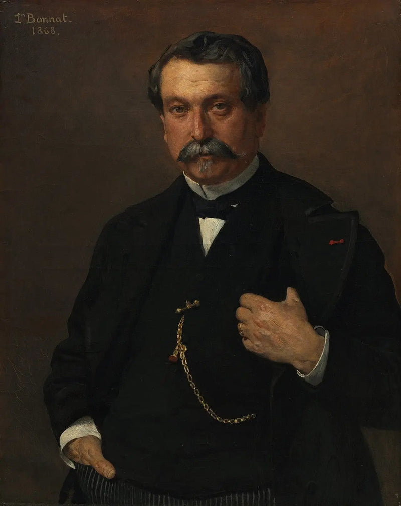 Miehen muotokuva - Léon Bonnat