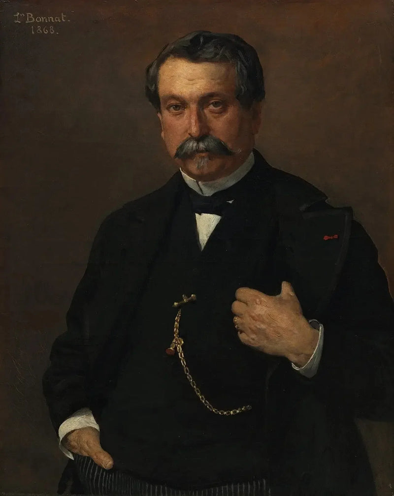 Miehen muotokuva - Léon Bonnat