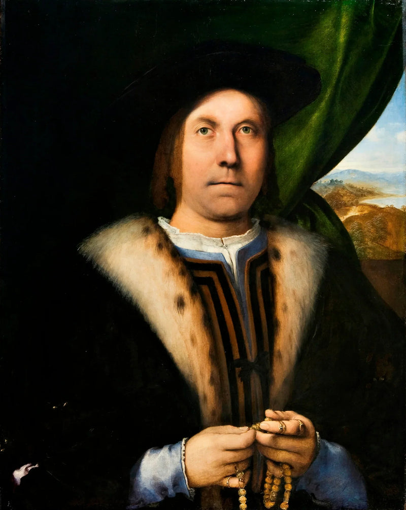 Miehen muotokuva - Lorenzo Lotto