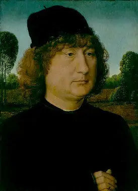 Miehen muotokuva (MRBAB) - Hans Memling