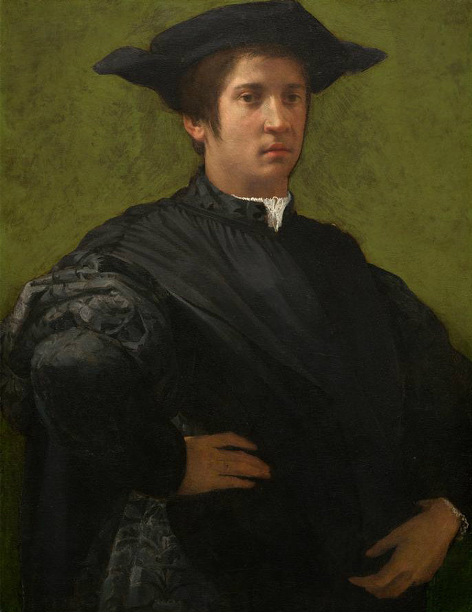 Miehen muotokuva - Rosso Fiorentino