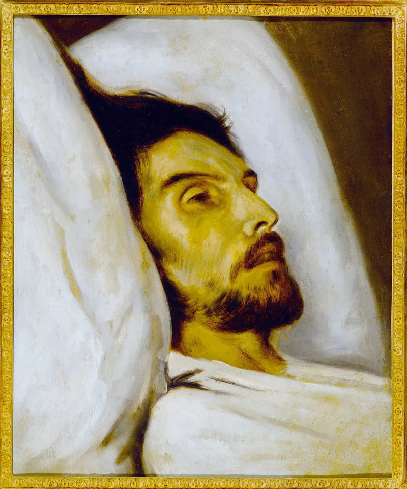 Muotokuva miehestä hänen kuolinvuoteellaan, aiemmin kutsuttu Armand Carrel - Paul Delaroche