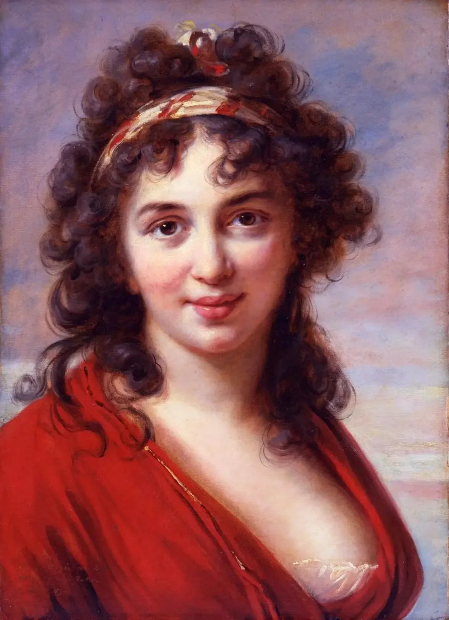 Isabella Teotochi Albrizzi - Elisabeth Vigeé Le Brun - muotokuva