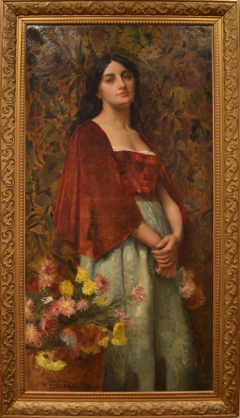 Italialainen muotokuva - Hippolyte Flandrin