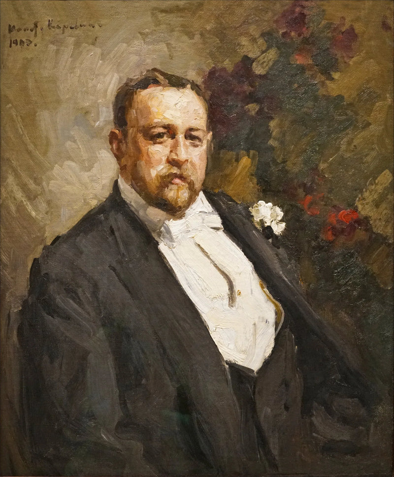 Ivan Morosovin muotokuva - Konstantin Korovin