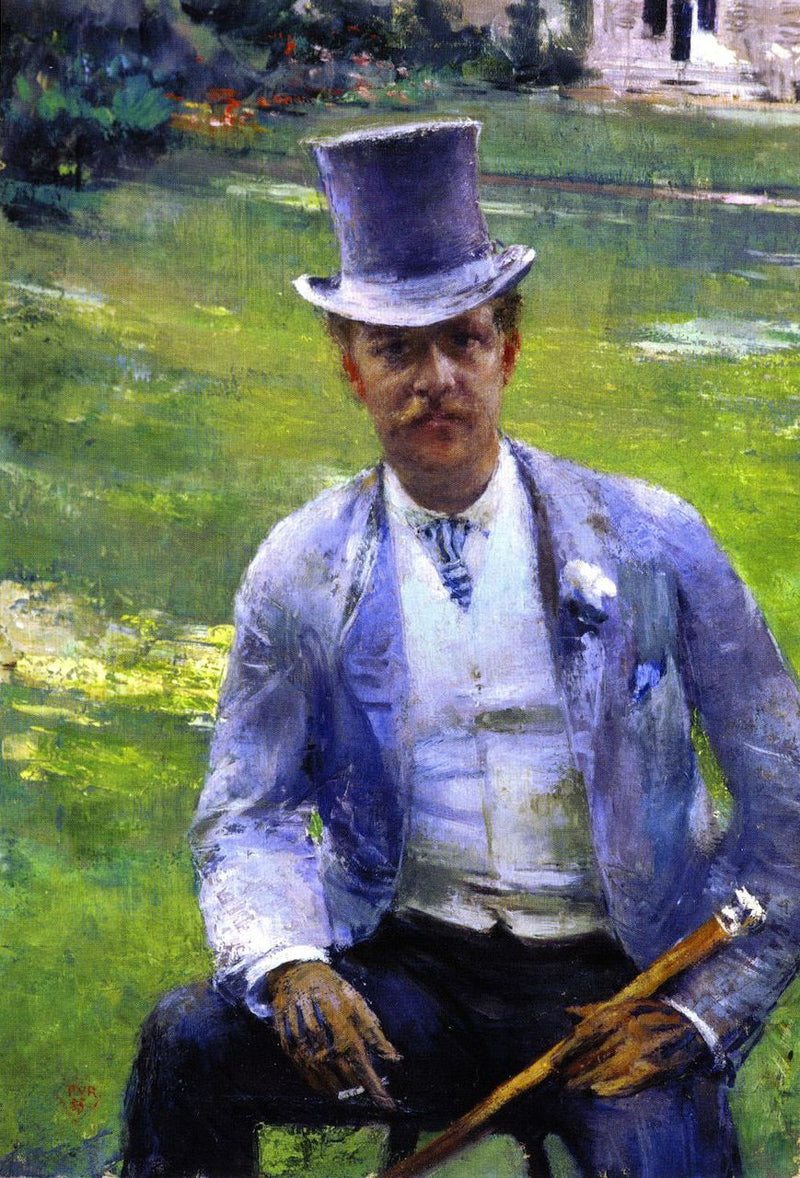 Octave Mausin muotokuva dandy - Théodore van Rysselberghe