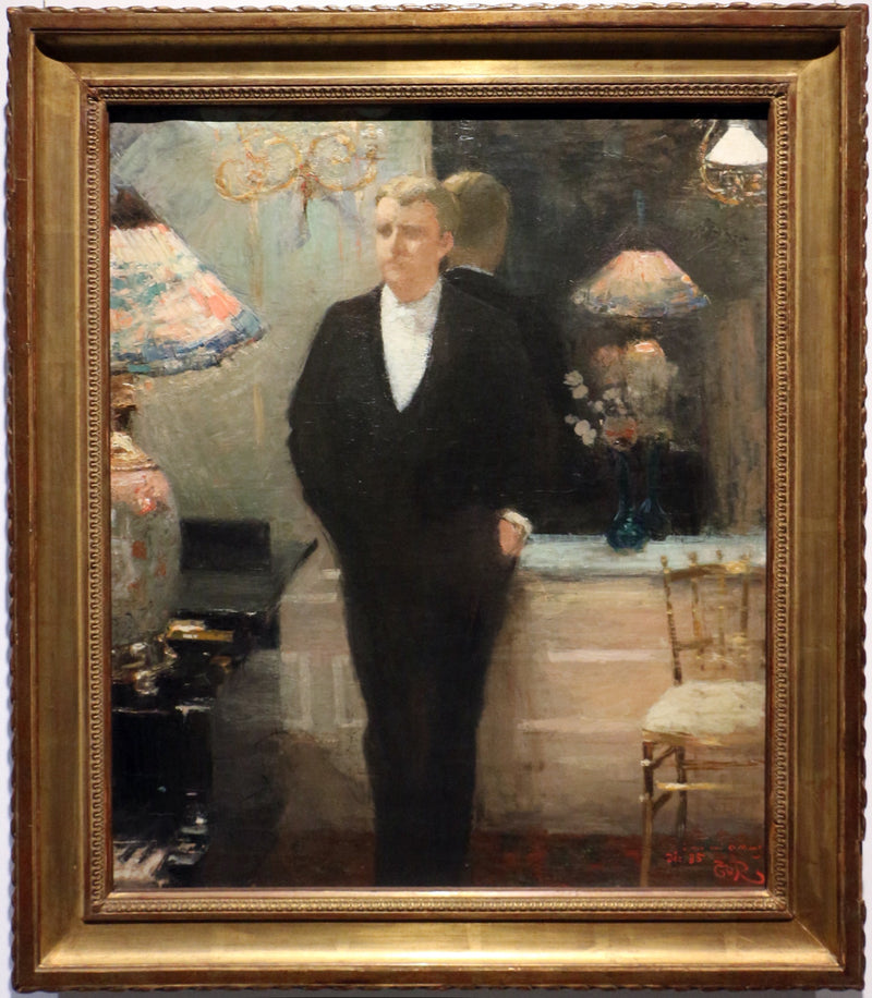 Octave Mausin muotokuva - Théodore van Rysselberghe