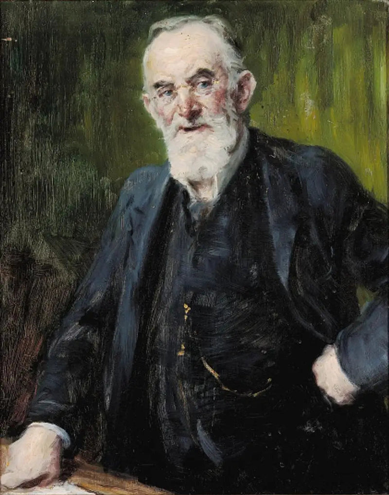 Octavius Hansenin muotokuva. - Peder Severin Krøyer