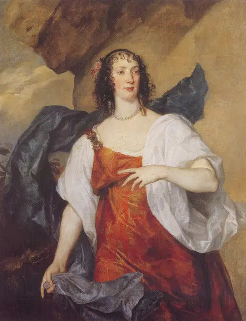 Olivia Botelerin muotokuva, Endymion Porterin puoliso - Antoine van Dyck