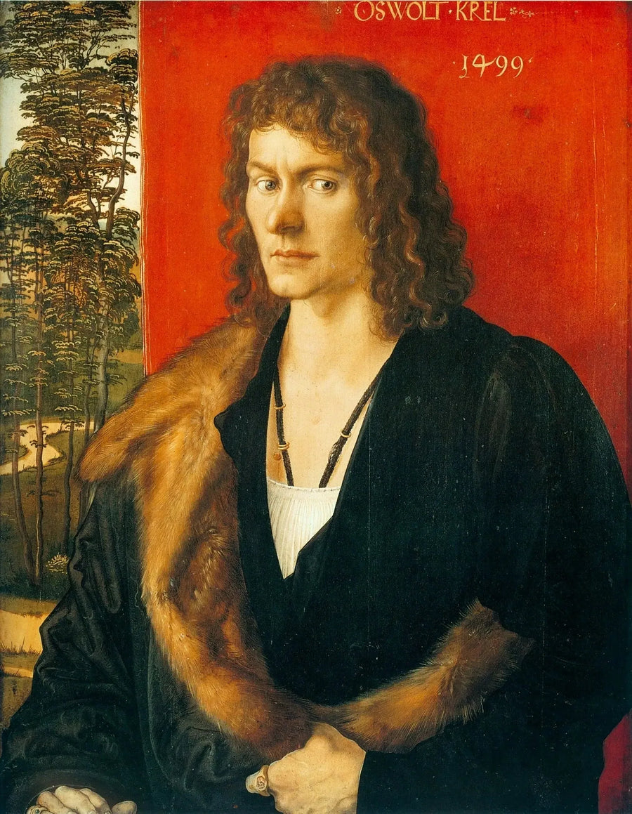 Oswolt Krelin muotokuva : Oswolt Krel - Albrecht Dürer