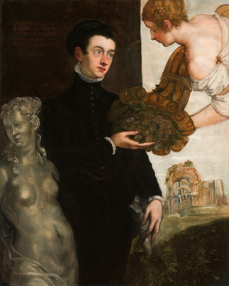 Ottavio Stradan muotokuva - Jacopo Tintoretto
