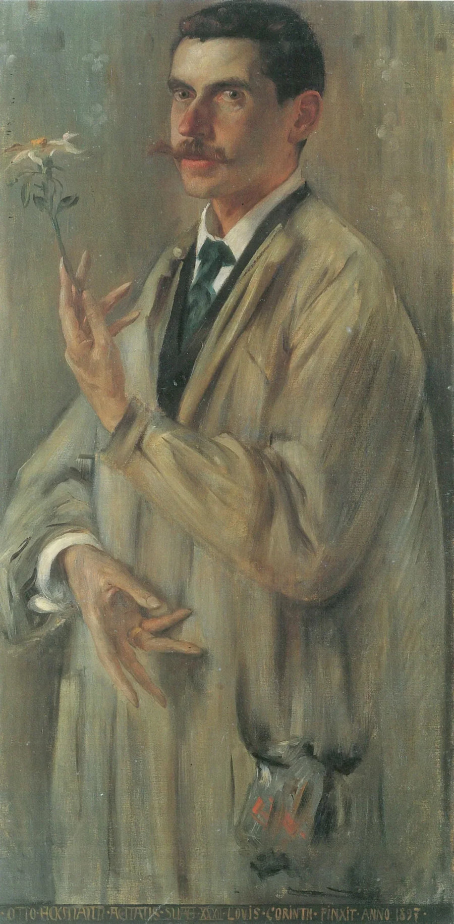 Otto Eckmannin muotokuva - Lovis Corinth