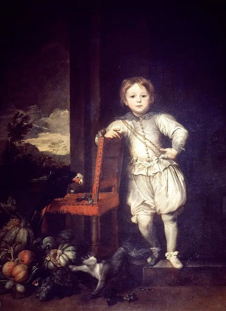 Portrait d’un enfant en blanc - Antoine van Dyck - Alpha Reproduction