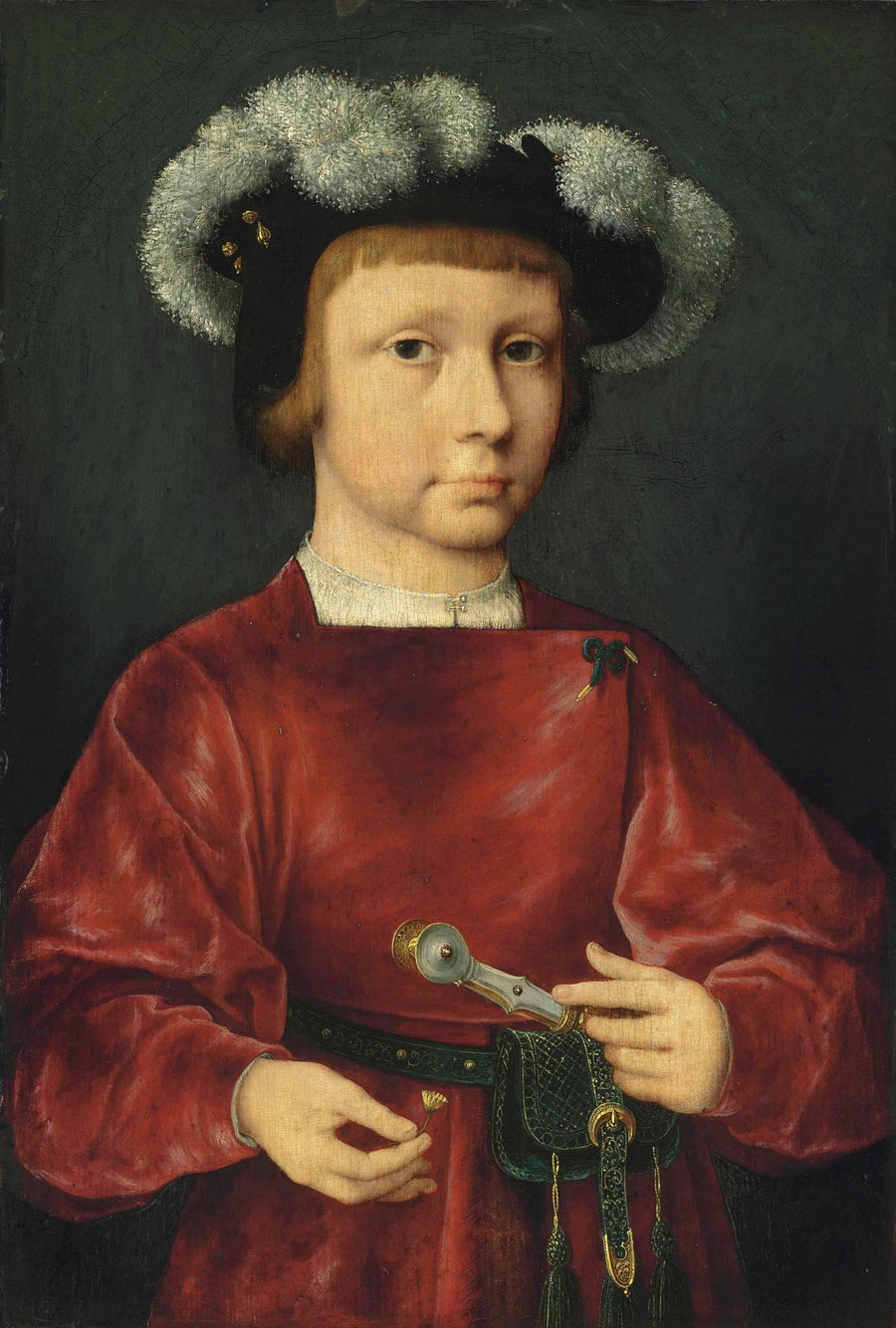 Poika-aiheinen muotokuva - Joos van Cleve