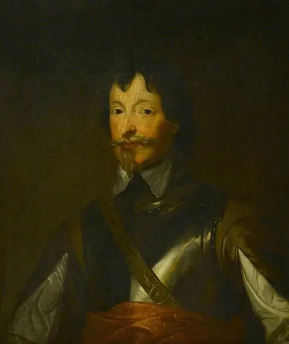Herra Pojan muotokuva, joka pitää haarniskaa - Antoine van Dyck