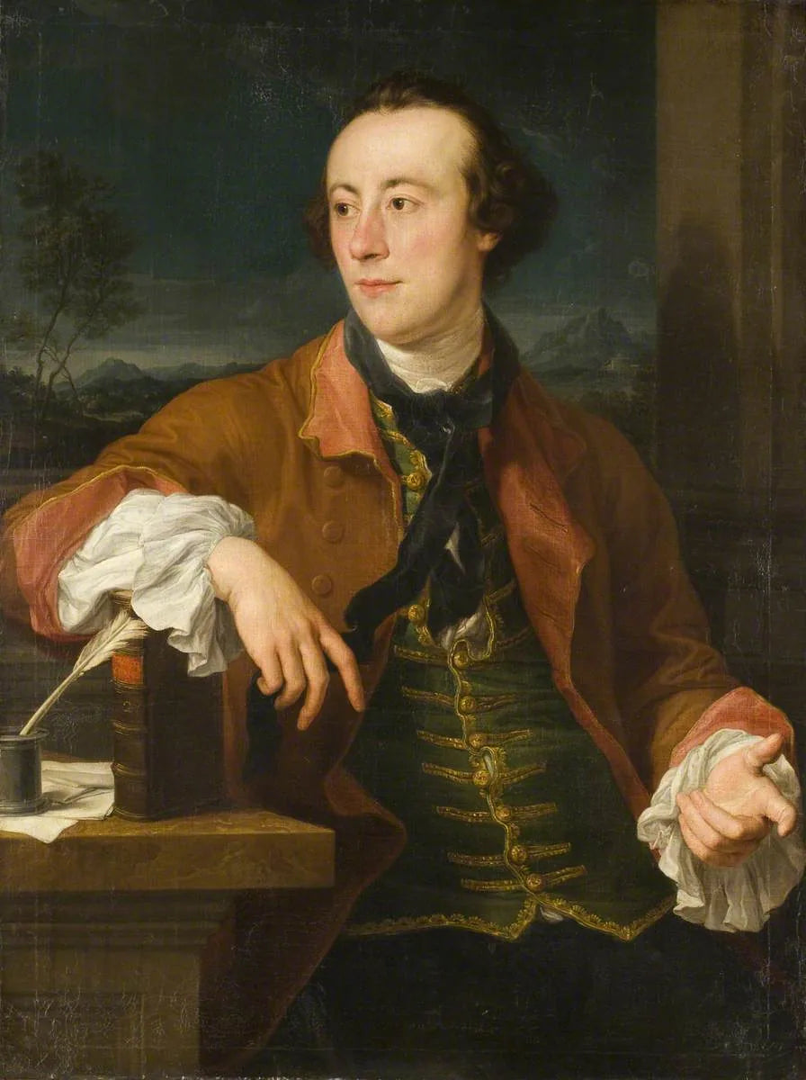 Portrait d'un gentilhomme (traditionnellement identifié comme Horatio Walpole, 1723–1809) - Pompeo Batoni image 1 reproduction de peinture à l’huile
