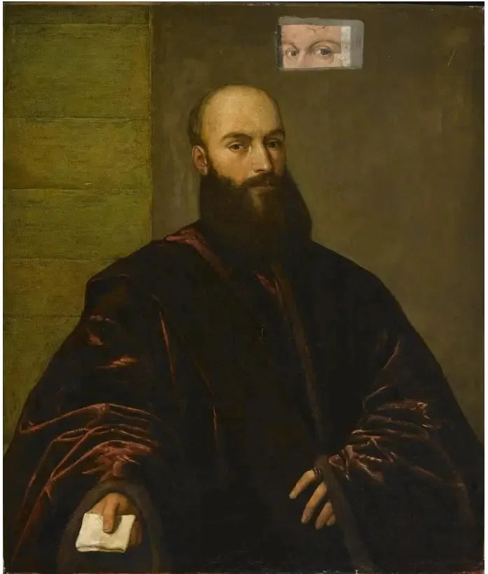 Venetsialainen herrasmiehen muotokuva (maalattu uudelleen) - Titian
