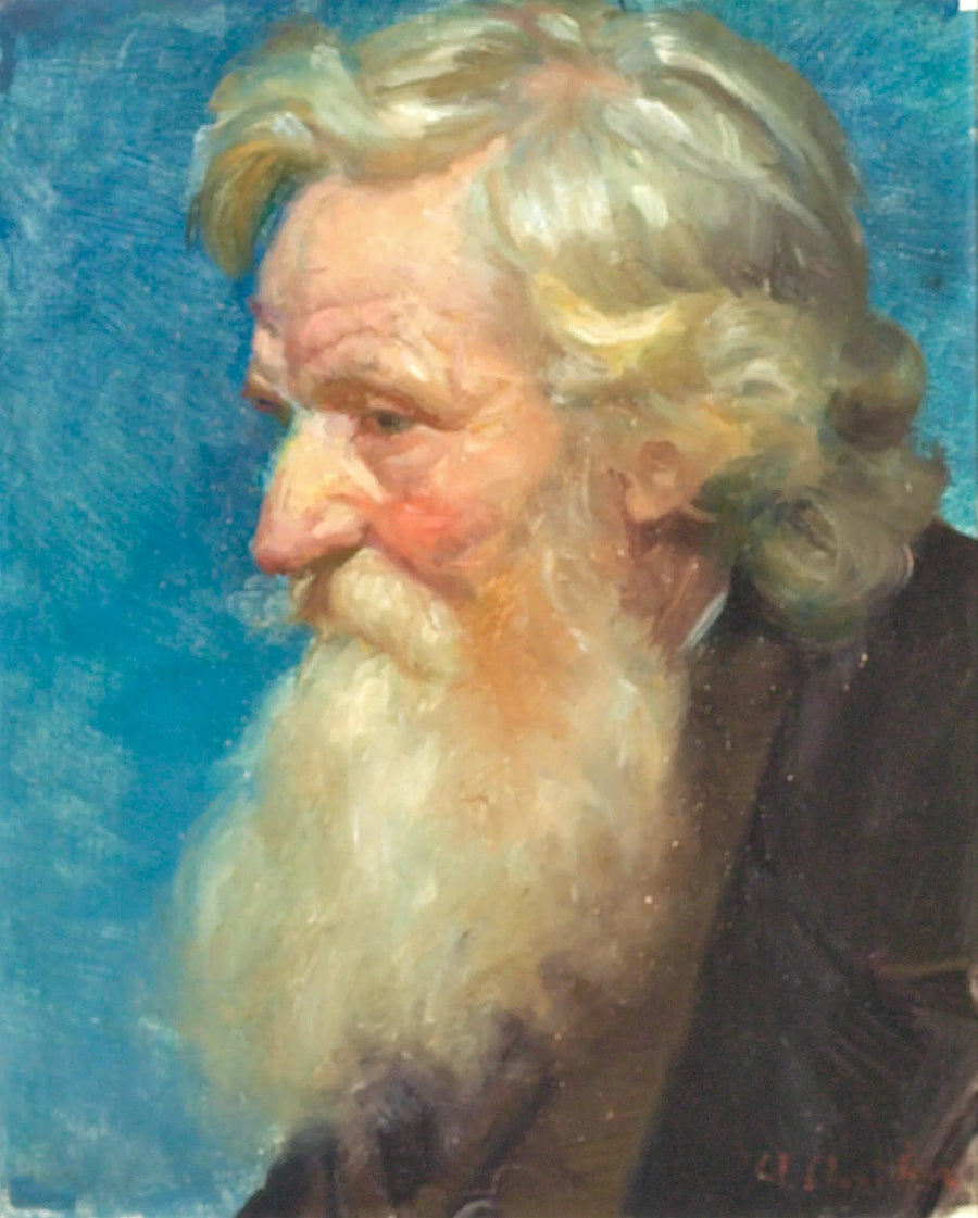 Herrasmiehen muotokuva. -Anna Ancher