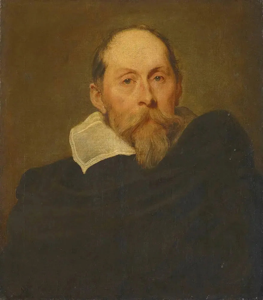 Miehen muotokuva vaaleanruskeine partoineen - Antoine van Dyck