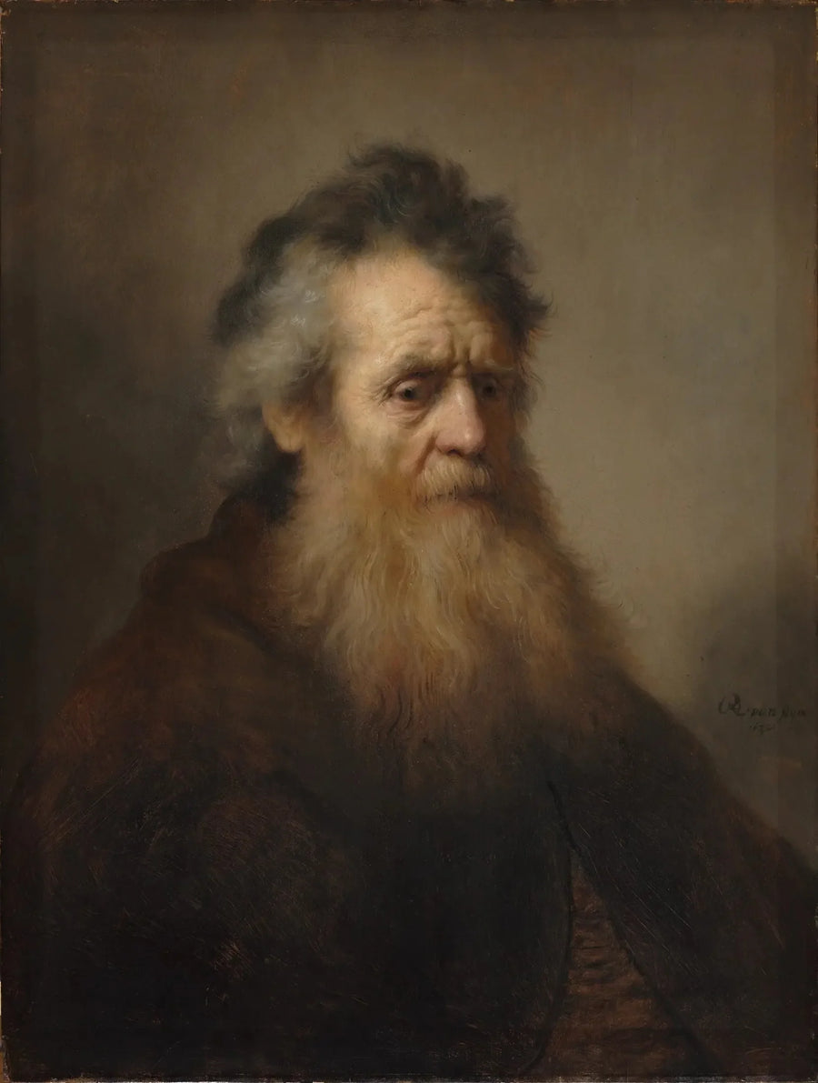 Vanhan miehen muotokuva. - Rembrandt