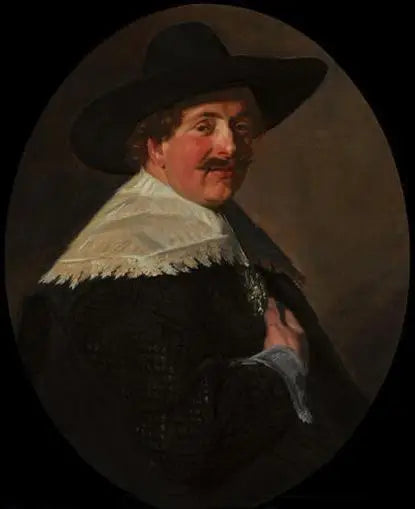 Miehen muotokuva istumassa - Frans Hals
