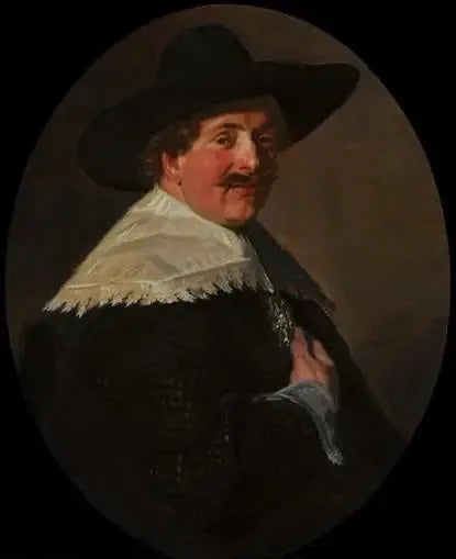 Miehen muotokuva istumassa - Frans Hals
